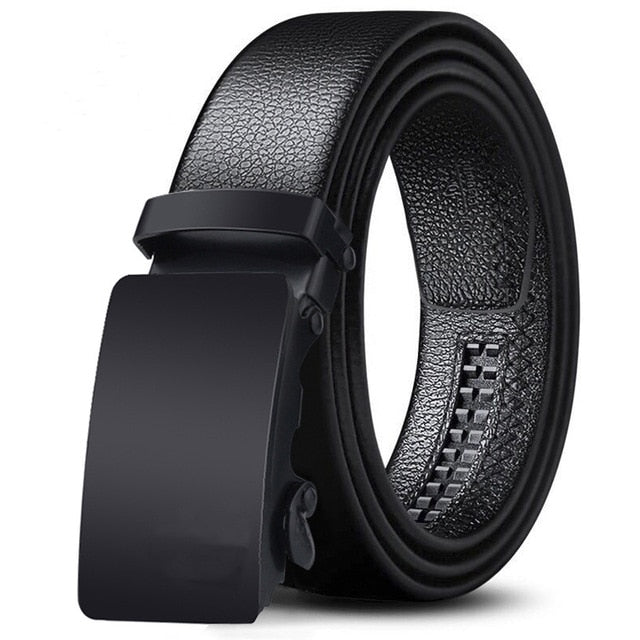 Luxury Leather Buckle Belt